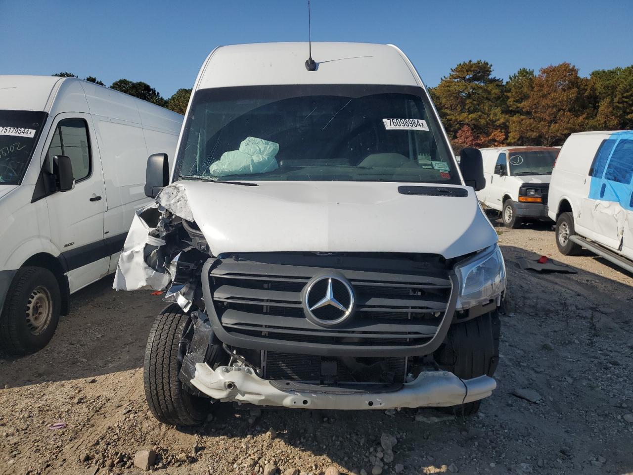 2023 Mercedes-Benz Sprinter VIN W1Y4KCHY2PT134861 Copart auction photo, front end damage thumbnail 5