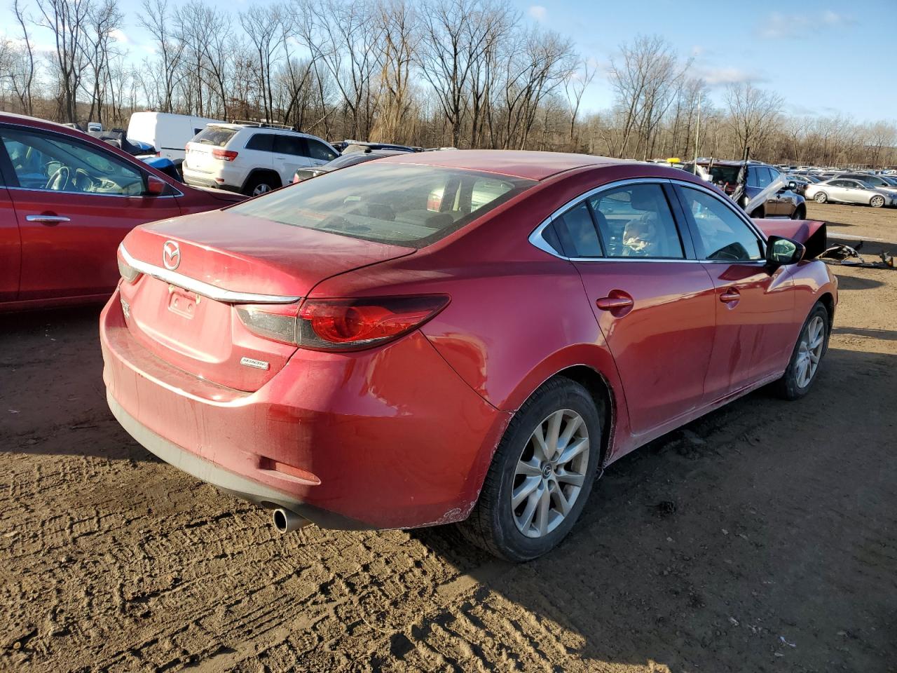 2016 Mazda 6 VIN JM1GJ1U59G1456283 Copart auction photo, front end damage thumbnail 3