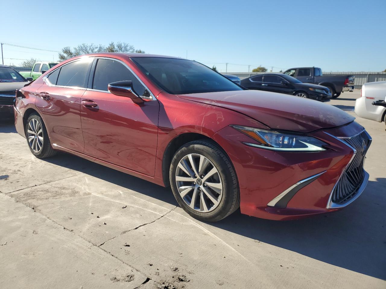 2021 Lexus ES VIN 58ADZ1B16MU097548 Copart auction photo, rear end damage thumbnail 4
