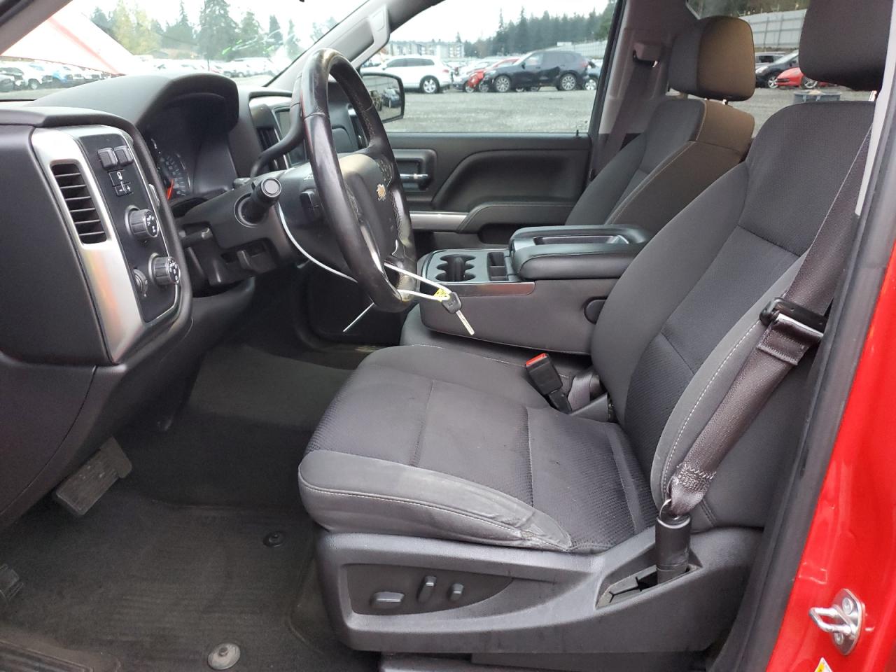 2017 Chevrolet Silverado VIN 3GCUKREC3HG515441 Copart auction photo, rear end / side damage thumbnail 7
