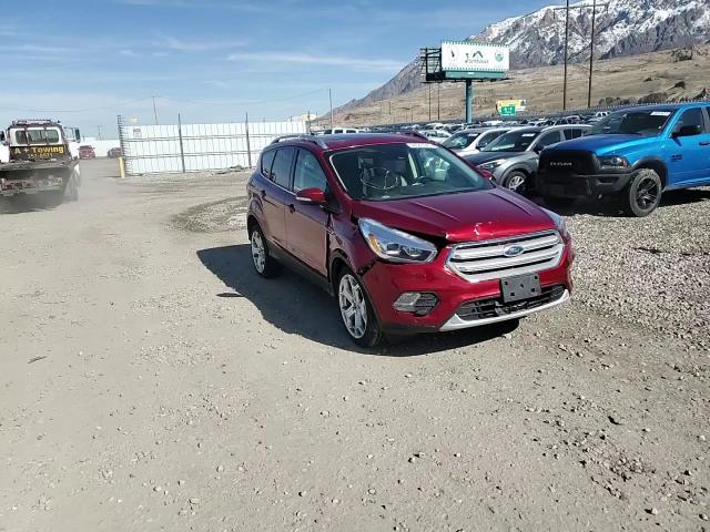 2019 Ford Escape VIN 1FMCU9J90KUA35146 Copart auction photo, front end / side damage thumbnail 12