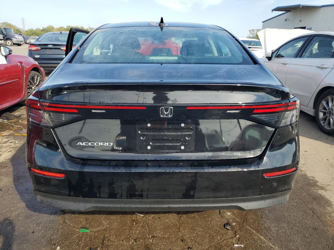 2023 Honda Accord VIN 1HGCY1F33PA028703 Copart auction photo, side / front end damage thumbnail 6