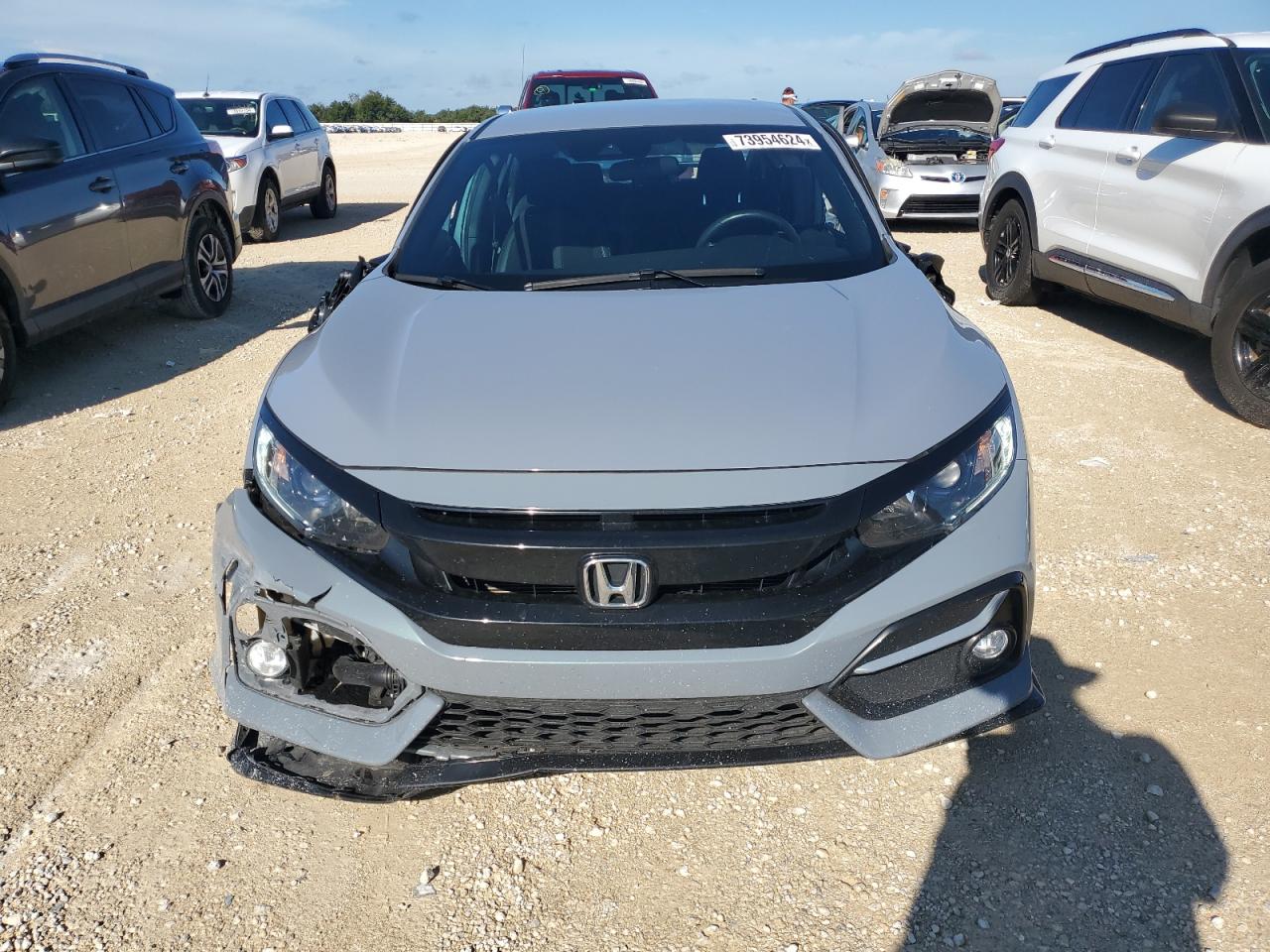 2021 Honda Civic VIN SHHFK7H49MU204984 Copart auction photo, side / front end damage thumbnail 5