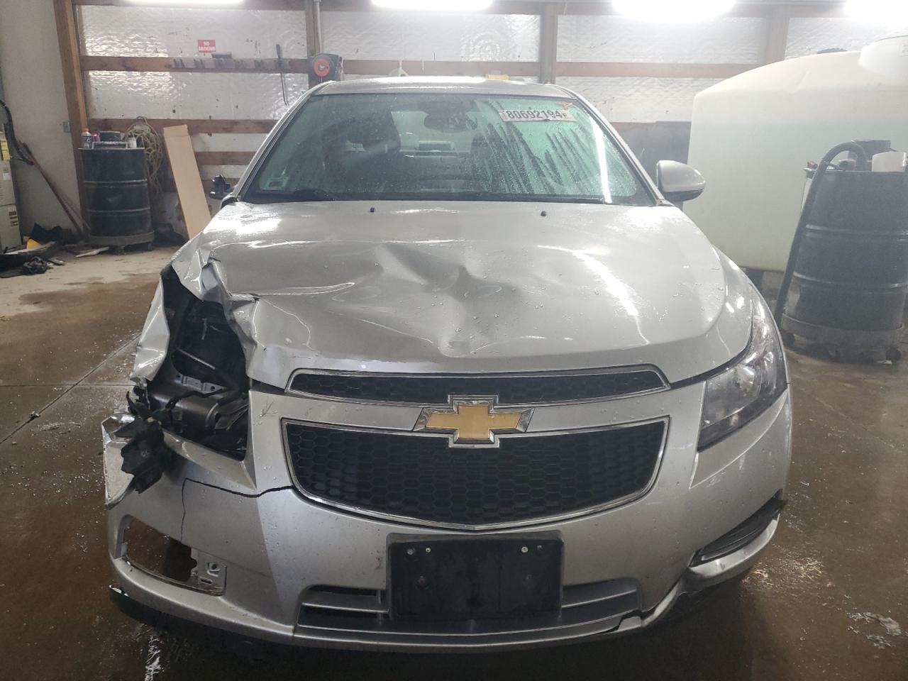 2014 Chevrolet Cruze VIN 1G1PC5SB3E7249532 Copart auction photo, side / front end damage thumbnail 5