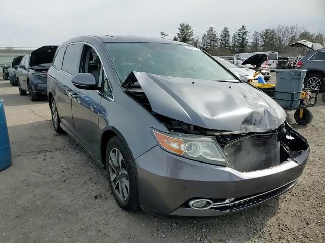 2014 Honda Odyssey VIN 5FNRL5H92EB094910 Copart auction photo, front end / side damage thumbnail 12