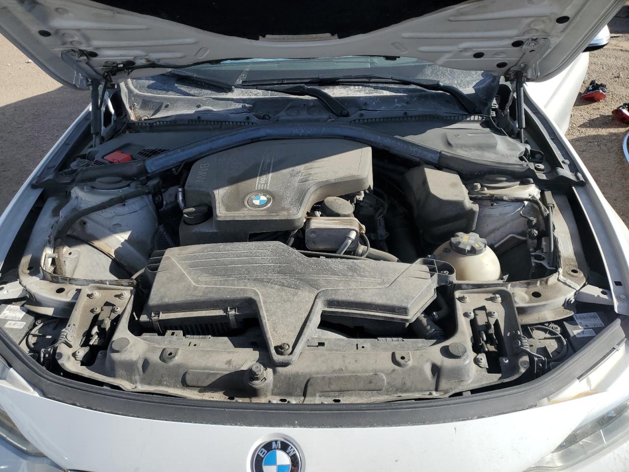 2015 BMW 4er VIN WBA4A7C56FD414459 Copart auction photo, side / rear end damage thumbnail 11