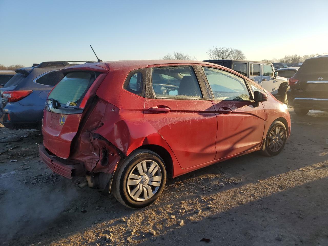 2016 Honda Fit VIN JHMGK5H53GS014493 Copart auction photo, rear end damage thumbnail 3