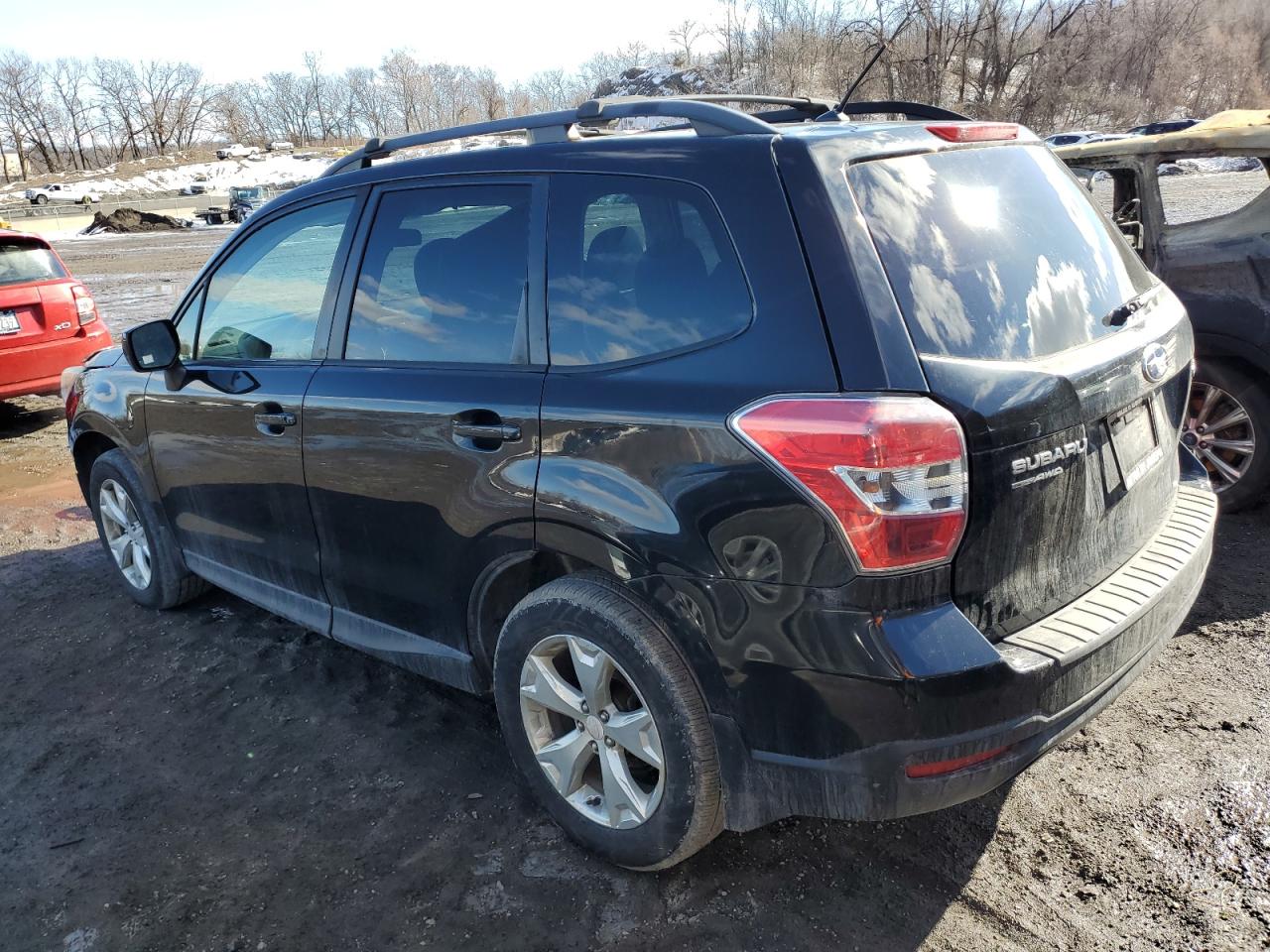 2014 Subaru Forester VIN JF2SJAEC1EH520748 Copart auction photo, front end / minor dent/scratches damage thumbnail 2
