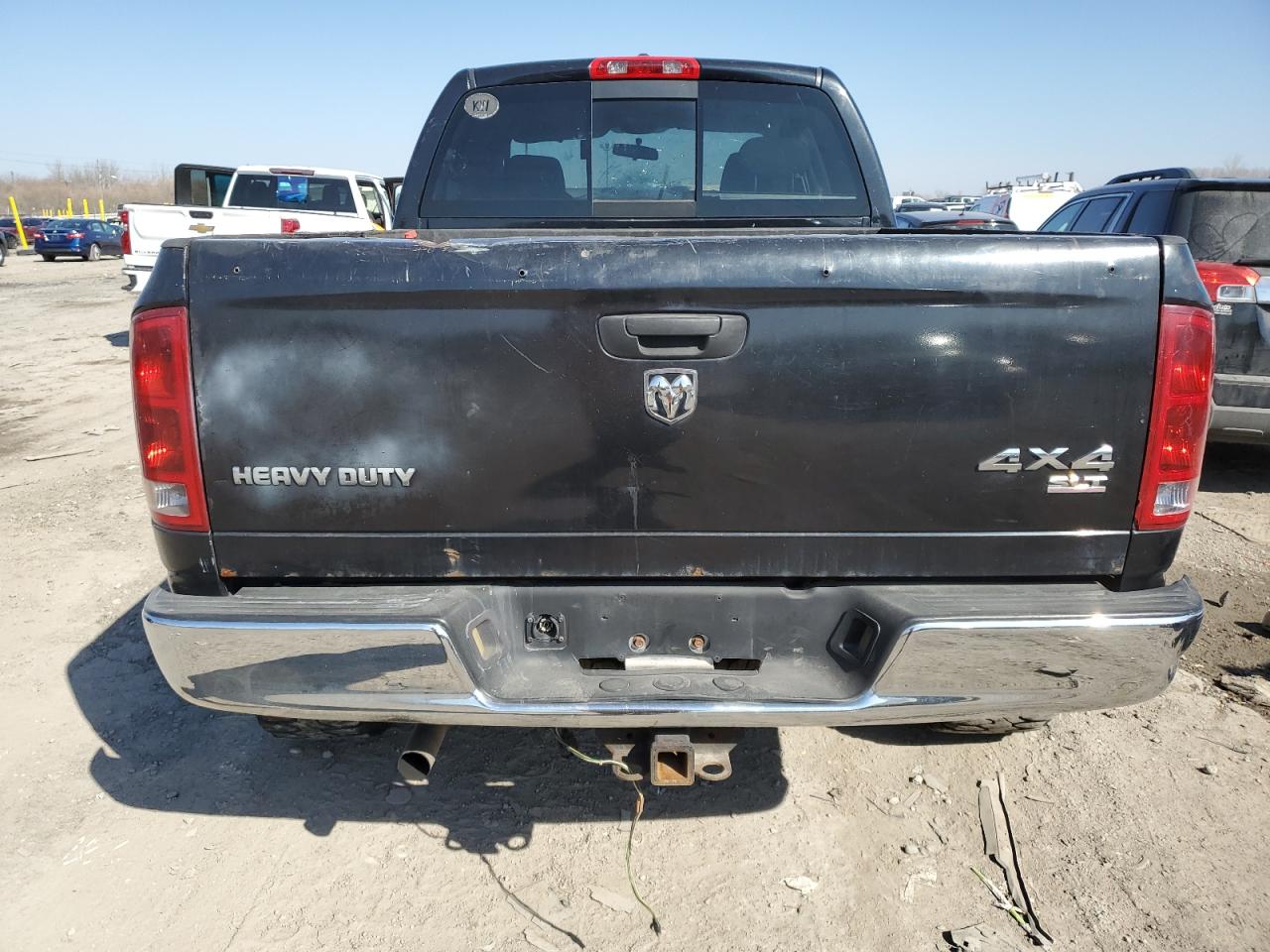 2006 Dodge RAM VIN 1D7KS28D46J241526 Copart auction photo, rear end / side damage thumbnail 6