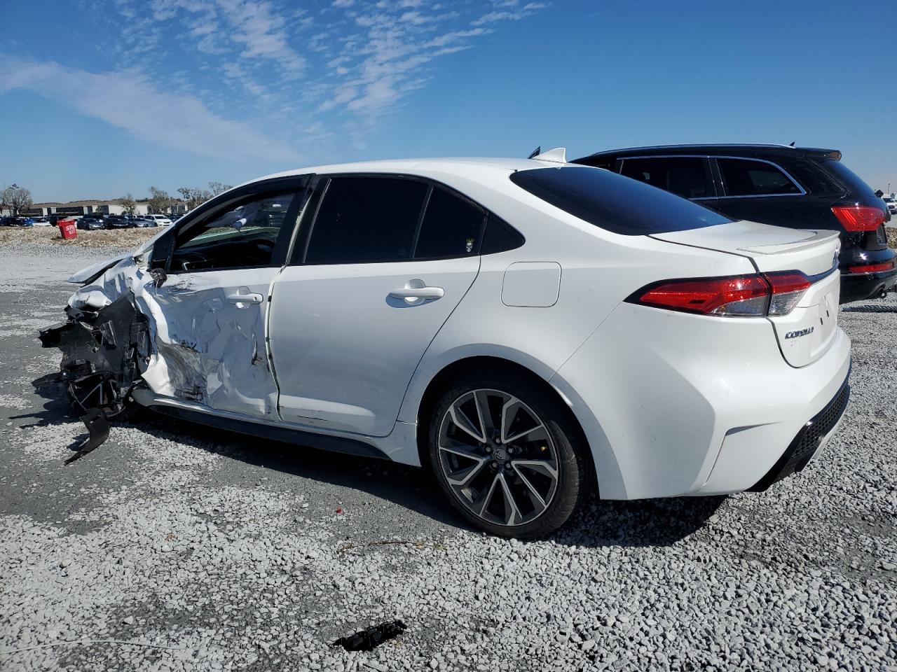 2021 Toyota Corolla VIN 5YFS4MCE9MP085654 Copart auction photo, front end / side damage thumbnail 2