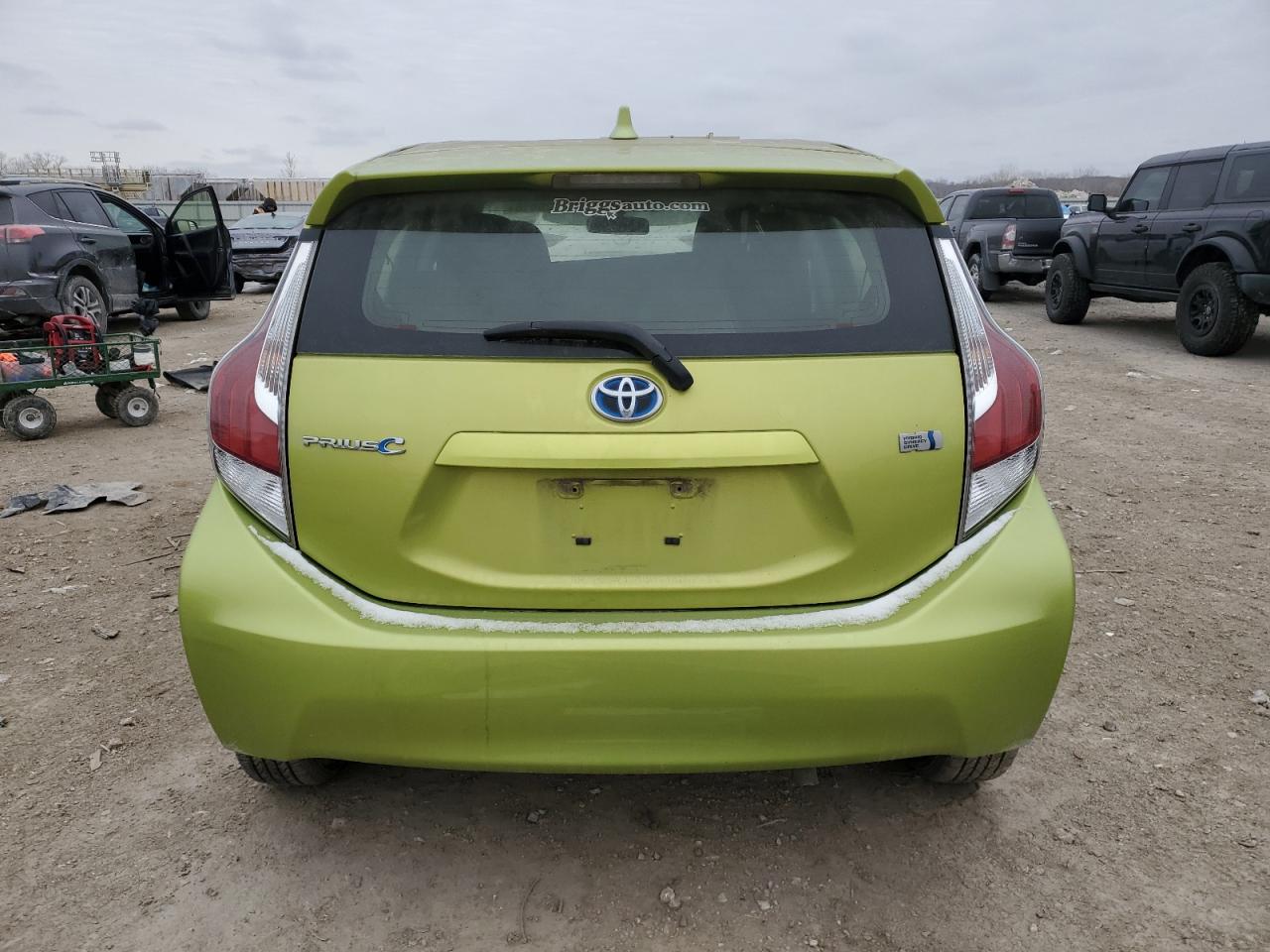 2016 Toyota Prius VIN JTDKDTB34G1128610 Copart auction photo, front end damage thumbnail 6
