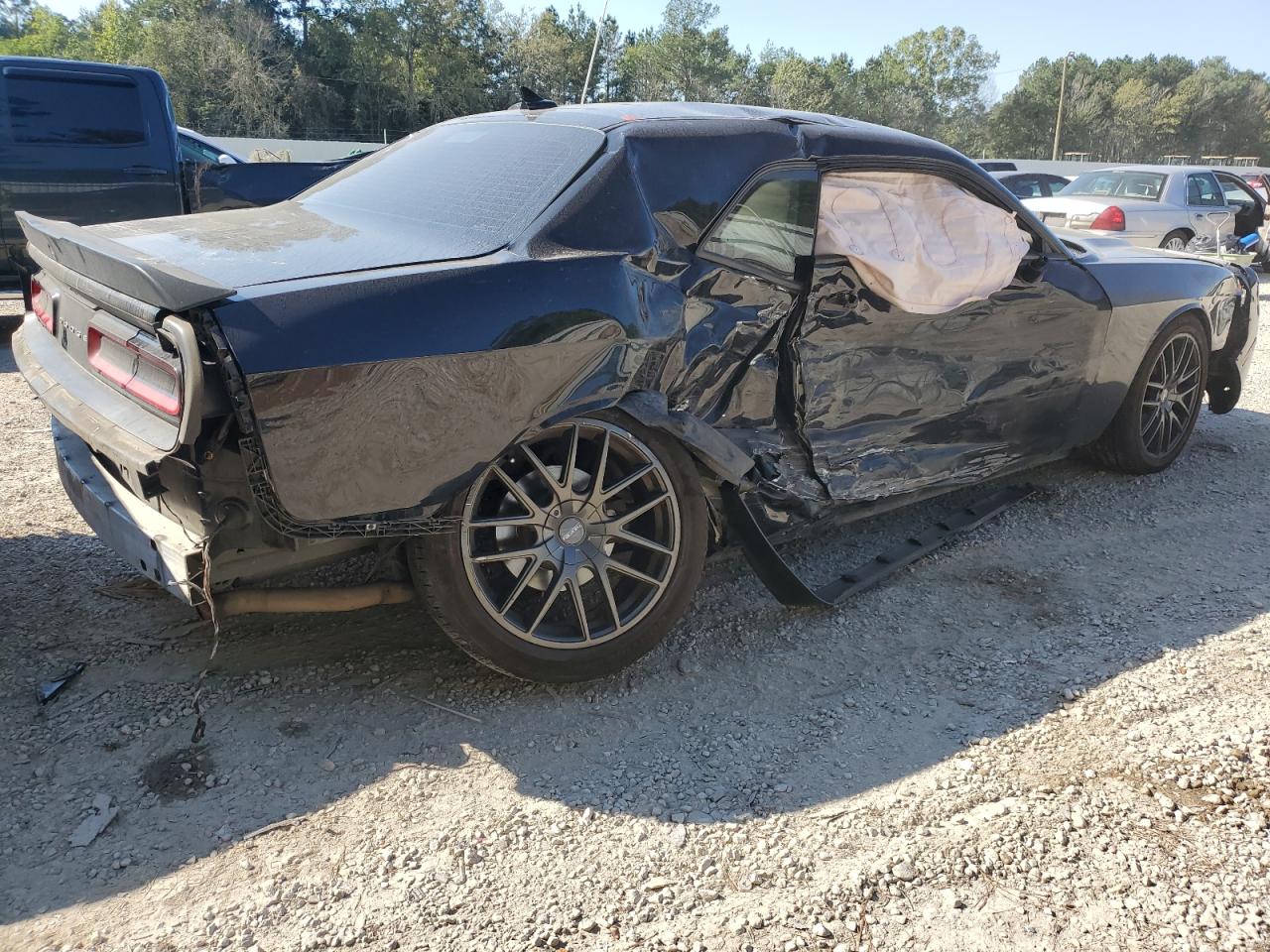 2016 Dodge Challenger VIN 2C3CDZAG0GH102653 Copart auction photo, side / front end damage thumbnail 3