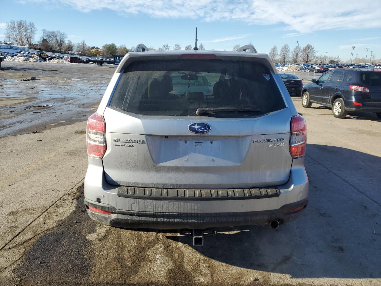 2014 Subaru Forester VIN JF2SJAHC6EH536603 Copart auction photo, rear end damage thumbnail 6
