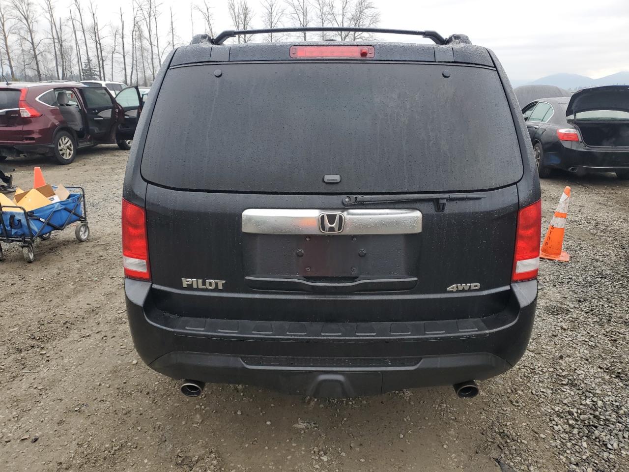 2012 Honda Pilot VIN 5FNYF4H53CB010424 Copart auction photo, mechanical damage thumbnail 6
