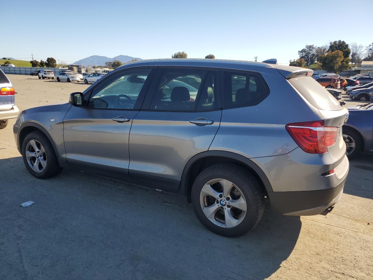 2011 BMW X3 VIN 5UXWX5C53BL706728 Copart auction photo, front end / side damage thumbnail 2