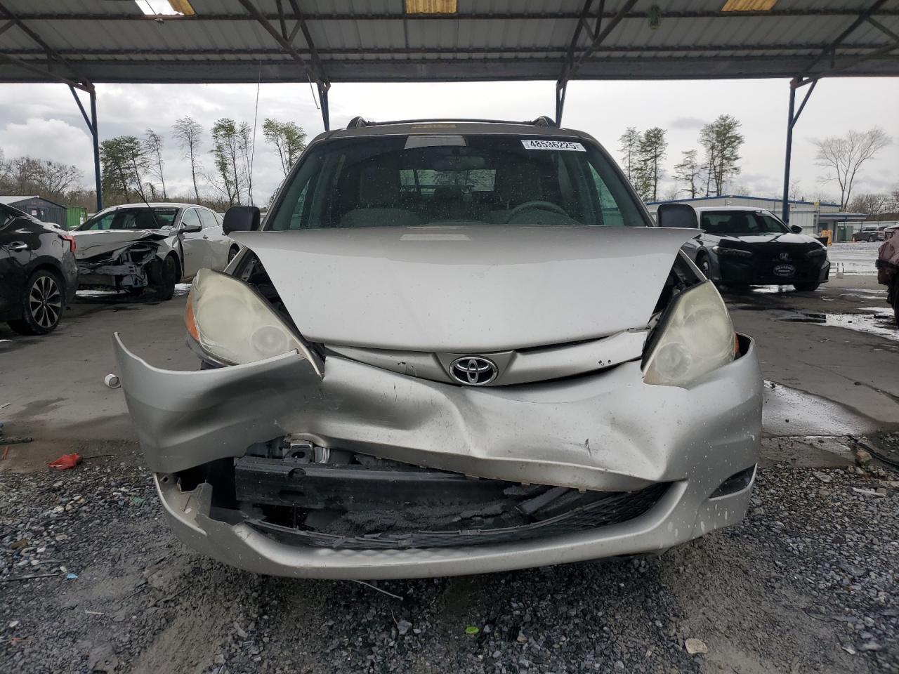 2010 Toyota Sienna VIN 5TDKK4CC6AS298746 Copart auction photo, front end damage thumbnail 5