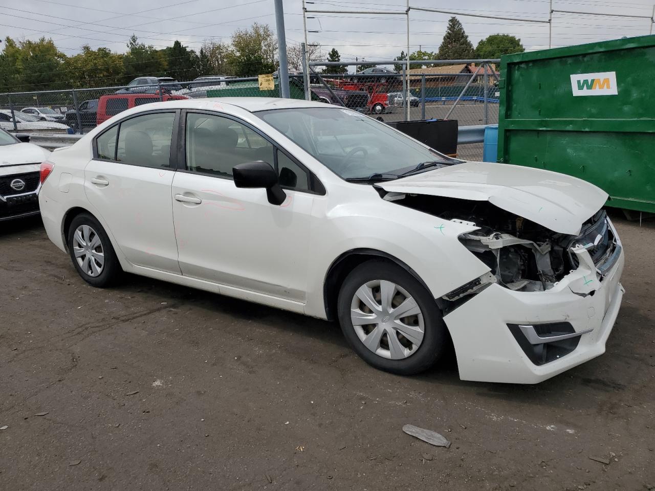 2015 Subaru Impreza VIN JF1GJAA64FH015444 Copart auction photo, front end / hail damage thumbnail 4