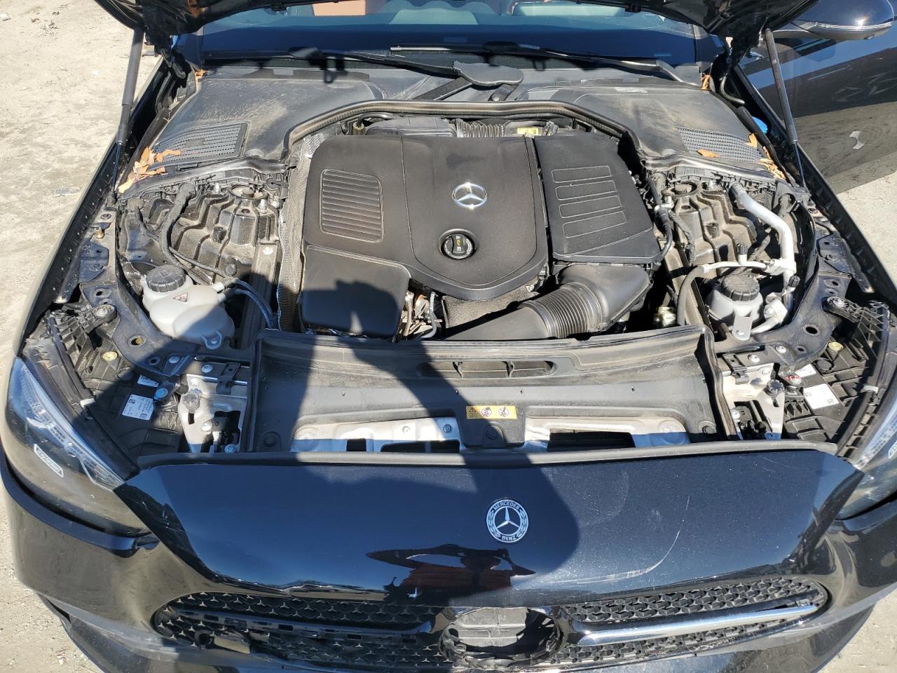 2023 Mercedes-Benz C-klasse VIN W1KAF4GB7PR145520 Copart auction photo, rear end damage thumbnail 11