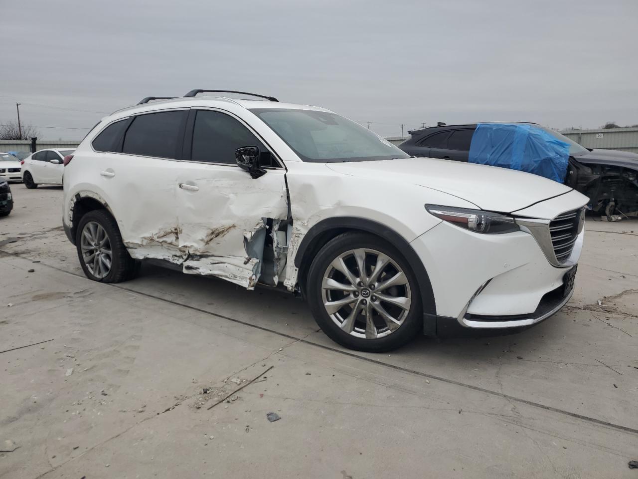 2018 Mazda CX-9 VIN JM3TCBDY4J0212344 Copart auction photo, side damage thumbnail 4
