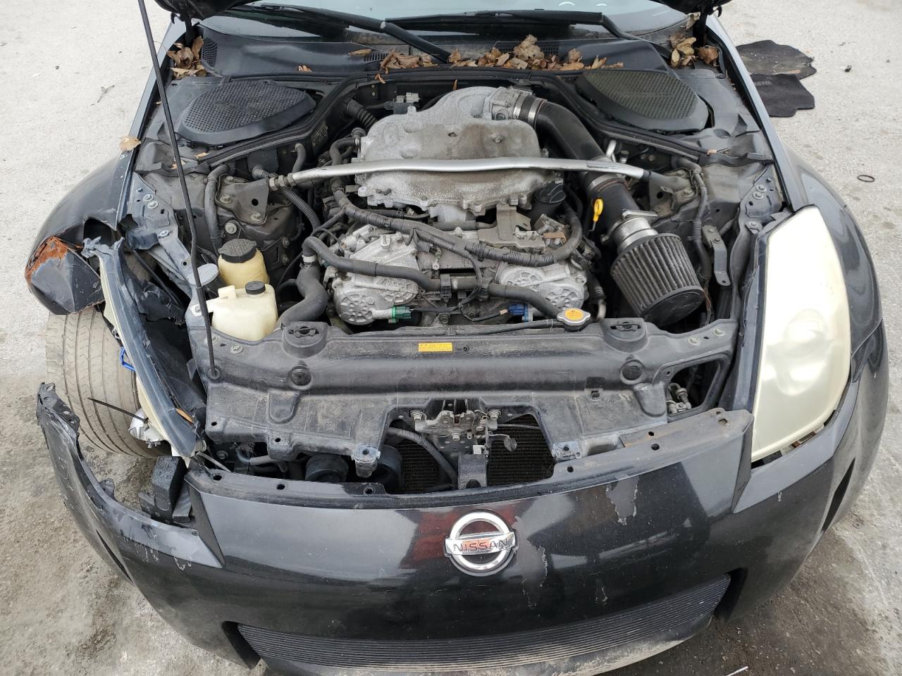 2006 Nissan 350Z VIN JN1AZ34E76M352207 Copart auction photo, front end damage thumbnail 11