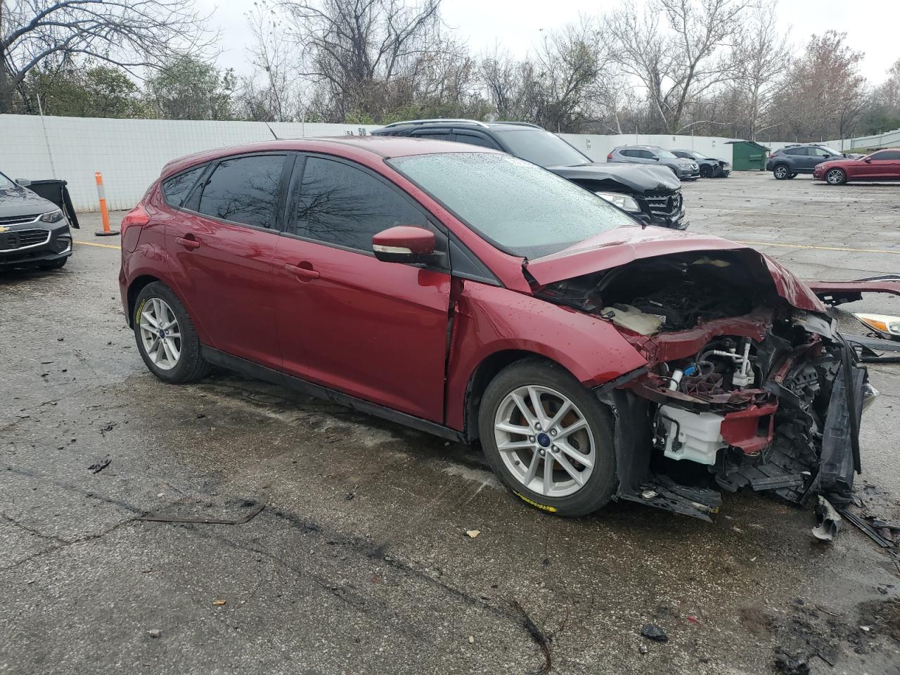 2017 Ford Focus VIN 1FADP3K25HL347854 Copart auction photo, front end / rear end damage thumbnail 4