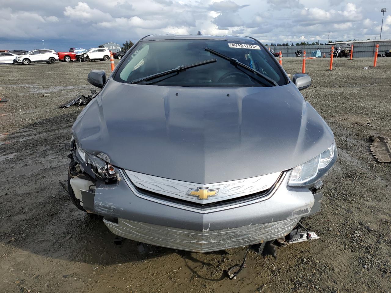 2018 Chevrolet Volt VIN 1G1RC6S53JU153419 Copart auction photo, front end / side damage thumbnail 5