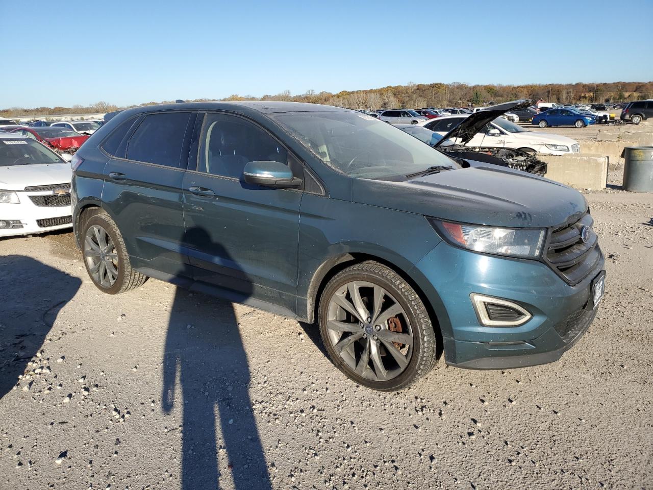 2016 Ford Edge VIN 2FMPK4AP9GBB78246 Copart auction photo, rear end / mechanical damage thumbnail 4