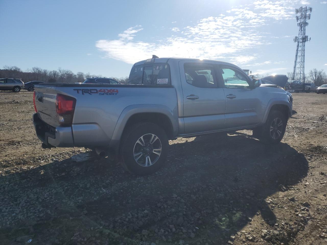 2019 Toyota Tacoma VIN 3TMCZ5AN7KM218396 Copart auction photo, front end damage thumbnail 3