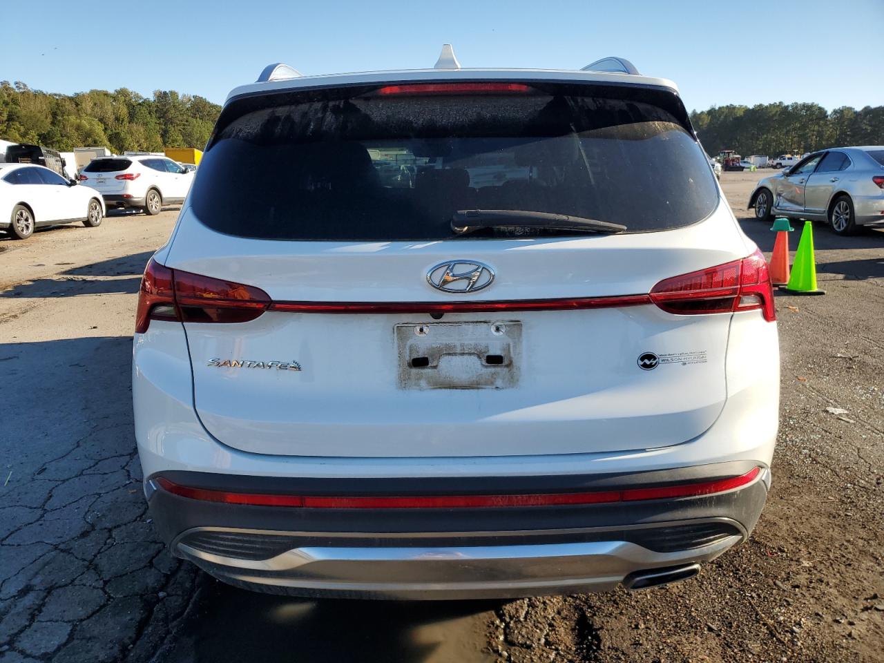 2021 Hyundai Santa Fe VIN 5NMS64AJ6MH308804 Copart auction photo, front end / minor dent/scratches damage thumbnail 6