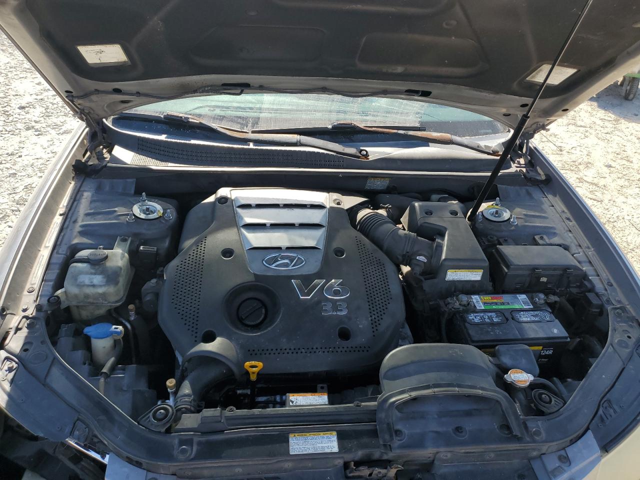 2006 Hyundai Sonata VIN 5NPEU46F06H015963 Copart auction photo, front end damage thumbnail 12