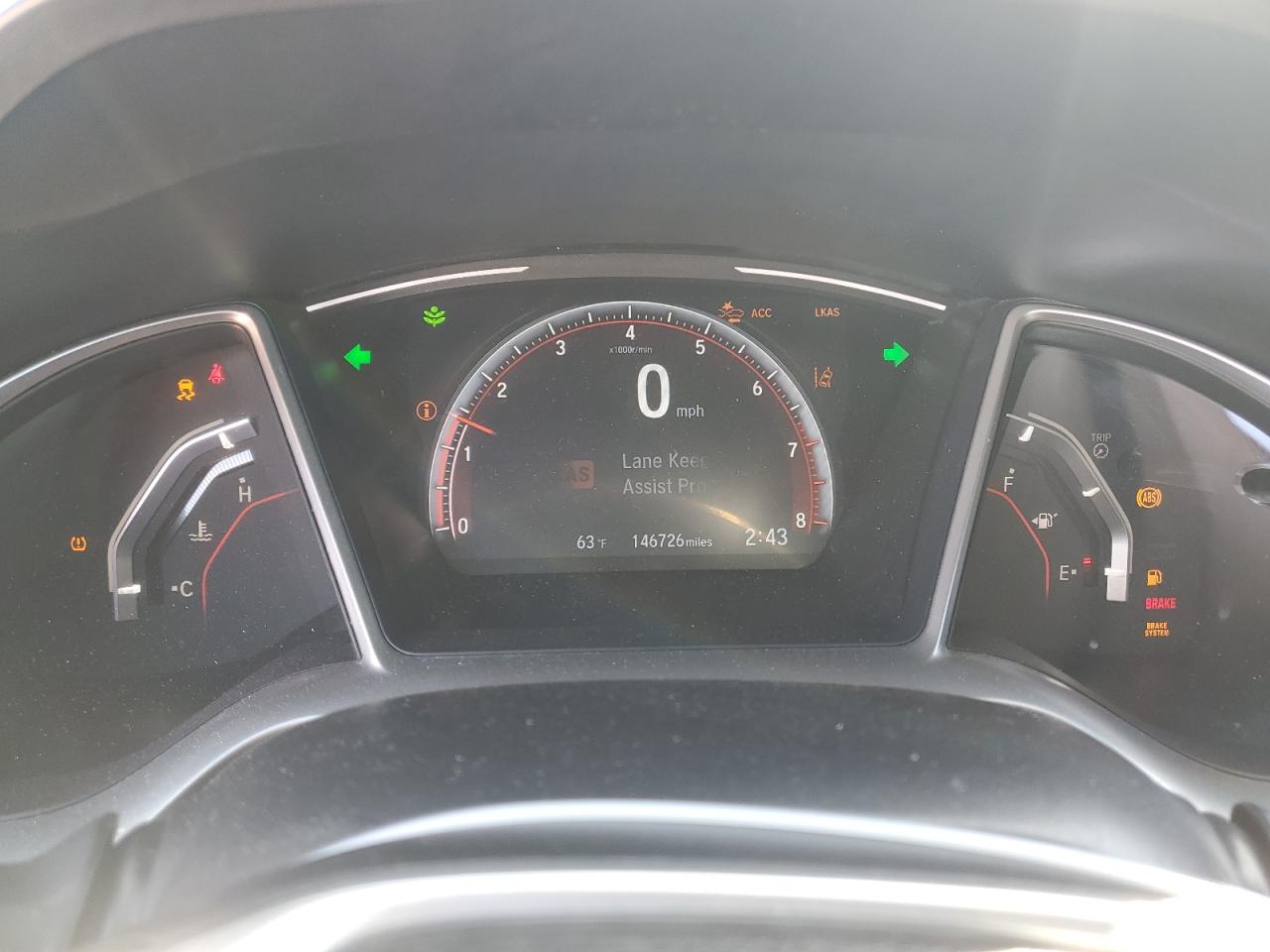 2019 Honda Civic VIN 2HGFC2E80KH502342 Copart auction photo, front end / rear end damage thumbnail 9