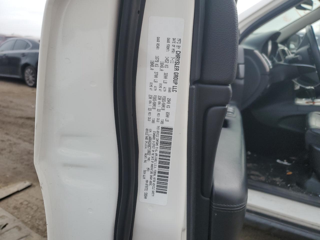 2011 Jeep Grand Cherokee VIN 1J4RR4GGXBC718822 Copart auction photo, front end / minor dent/scratches damage thumbnail 13