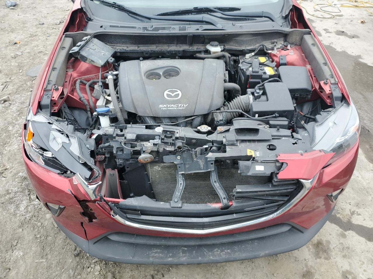 2019 Mazda CX-3 VIN JM1DKFB78K1452543 Copart auction photo, front end damage thumbnail 11