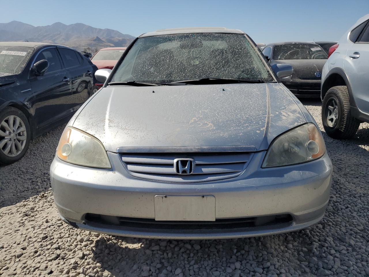 2002 Honda Civic VIN 2HGES26752H608774 Copart auction photo, rear end damage thumbnail 5