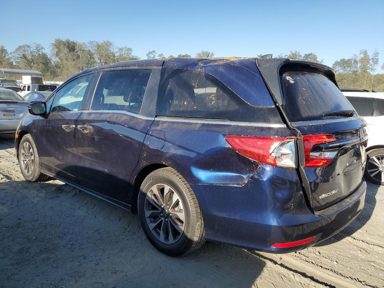 2022 Honda Odyssey VIN 5FNRL6H7XNB043191 Copart auction photo, top/roof / minor dent/scratches damage thumbnail 2