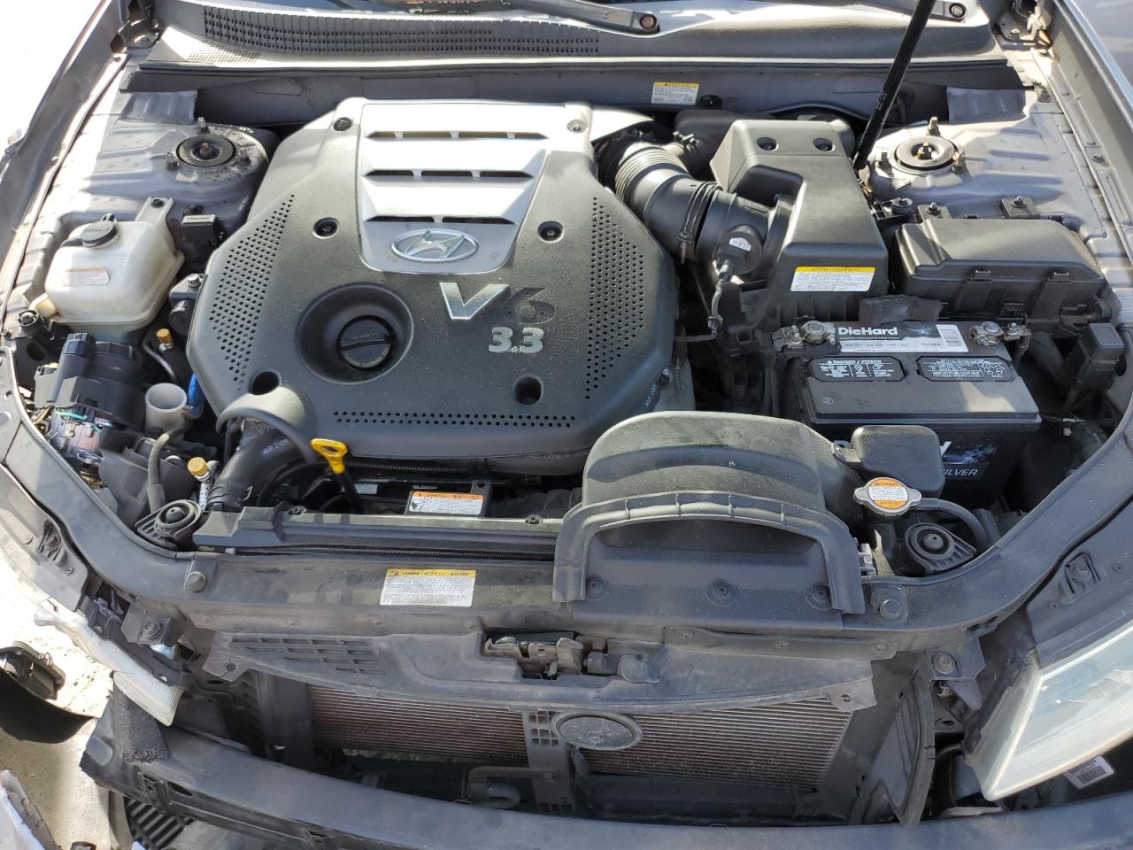 2007 Hyundai Sonata VIN 5NPEU46F67H207082 Copart auction photo, front end / side damage thumbnail 11