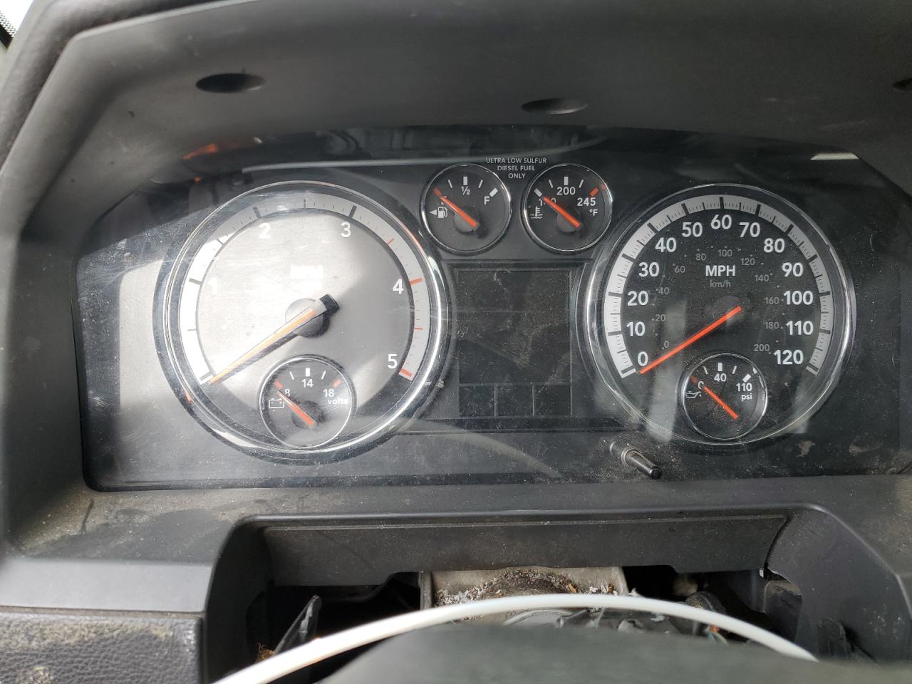 2012 Dodge RAM VIN 3C6UD5KL4CG177541 Copart auction photo, burn - engine damage thumbnail 9