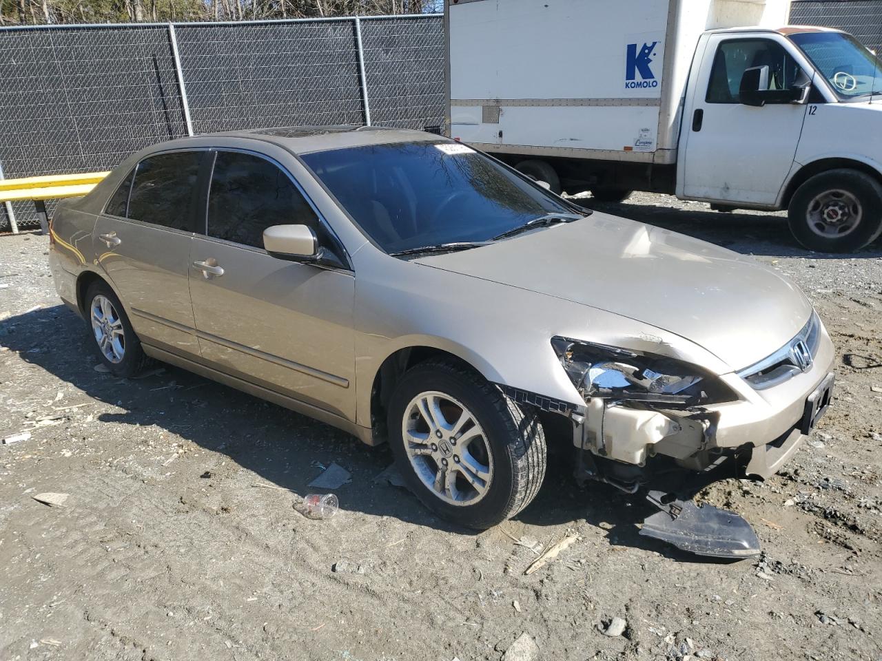 2007 Honda Accord VIN 1HGCM56797A024189 Copart auction photo, front end damage thumbnail 4