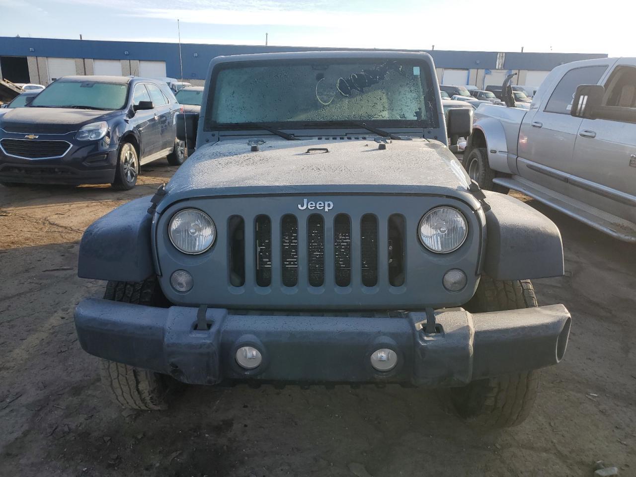 2015 Jeep Wrangler VIN 1C4BJWDG7FL638656 Copart auction photo, rear end / undercarriage damage thumbnail 5