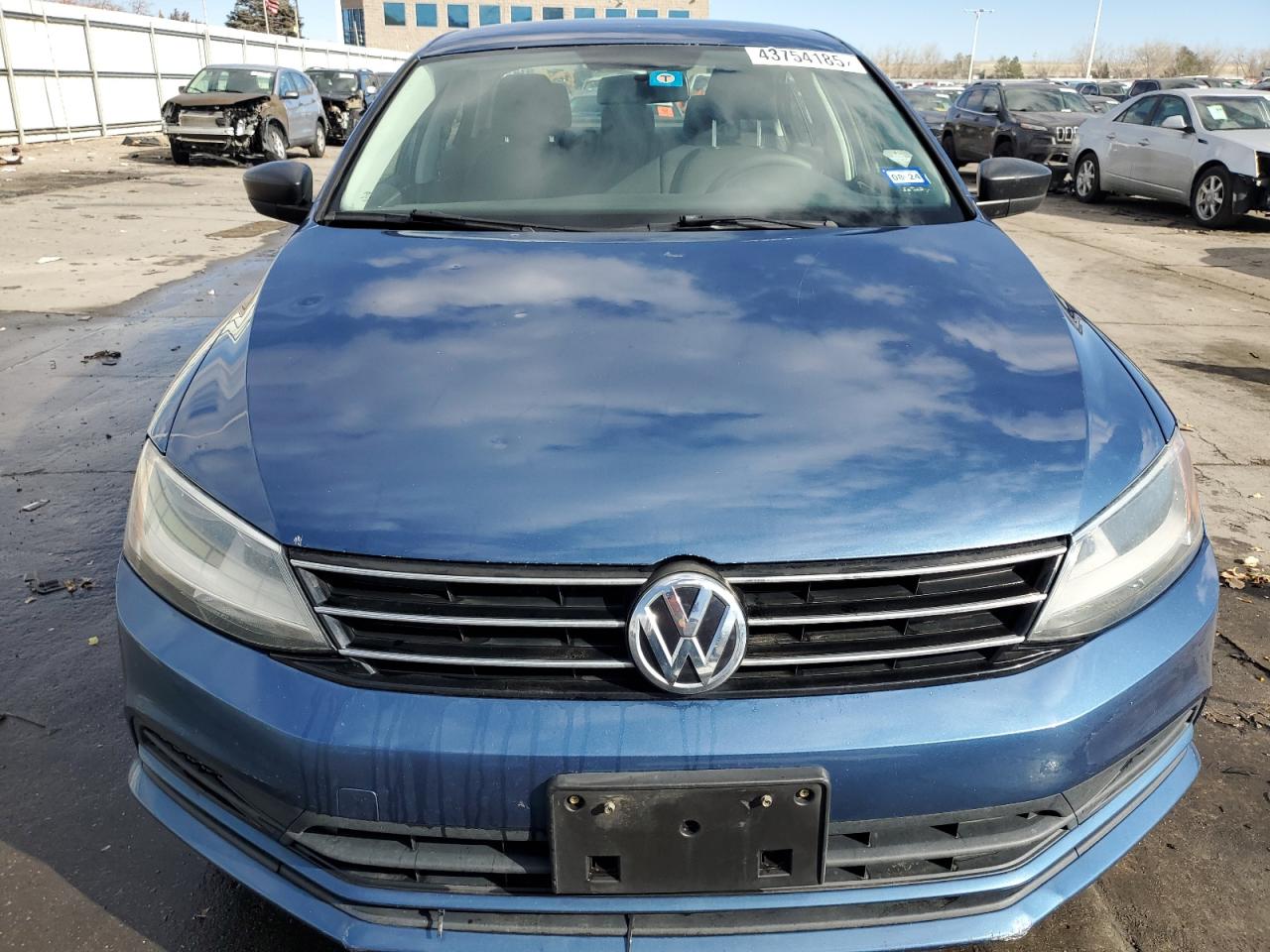 2015 Volkswagen Jetta VIN 3VWD17AJ5FM354839 Copart auction photo, rear end / side damage thumbnail 5