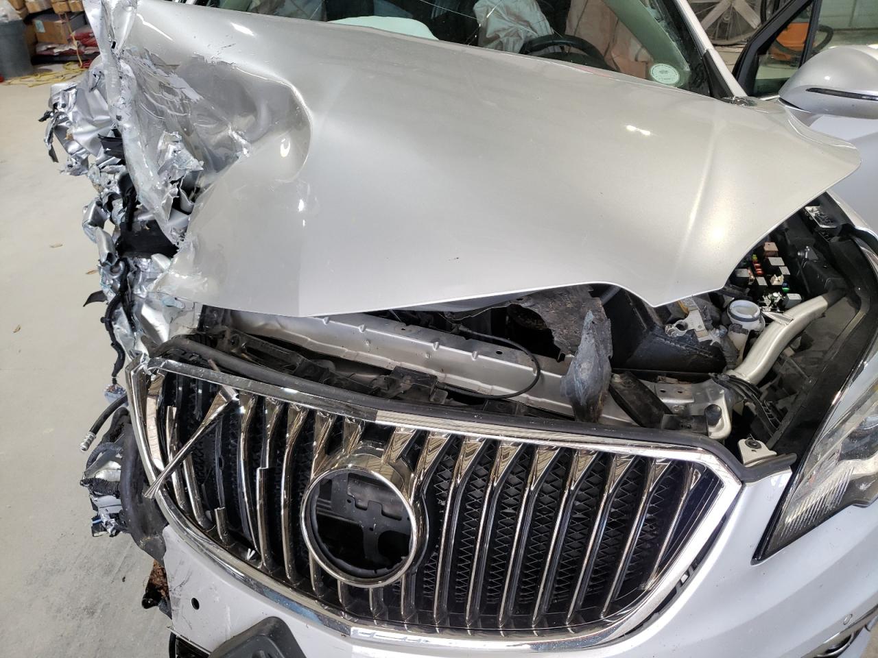 2017 Buick Envision VIN LRBFXESX2HD128580 Copart auction photo, front end / side damage thumbnail 13