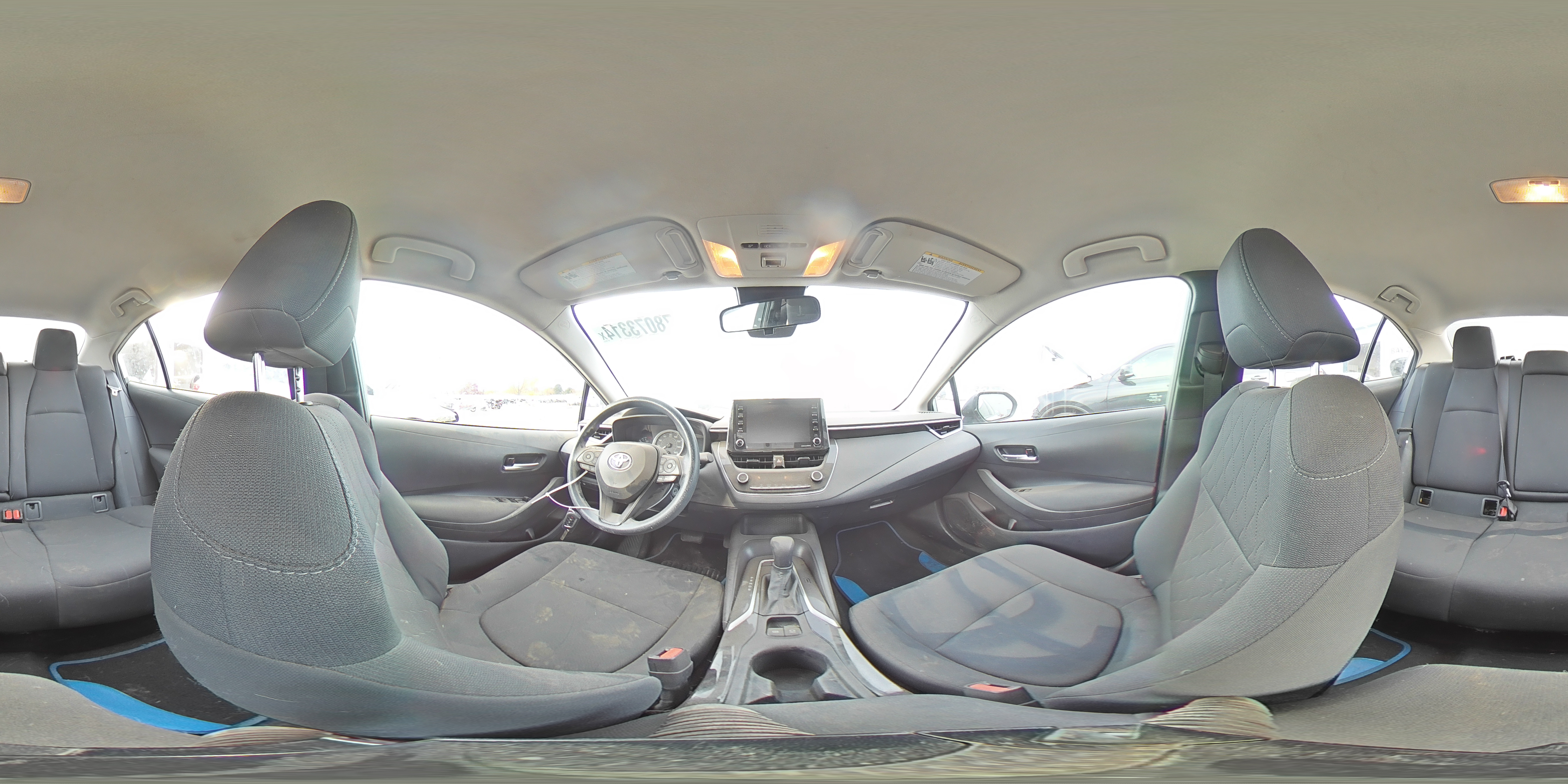 2021 Toyota Corolla VIN 5YFEPMAE2MP230606 Copart auction photo, rear end / side damage thumbnail 14