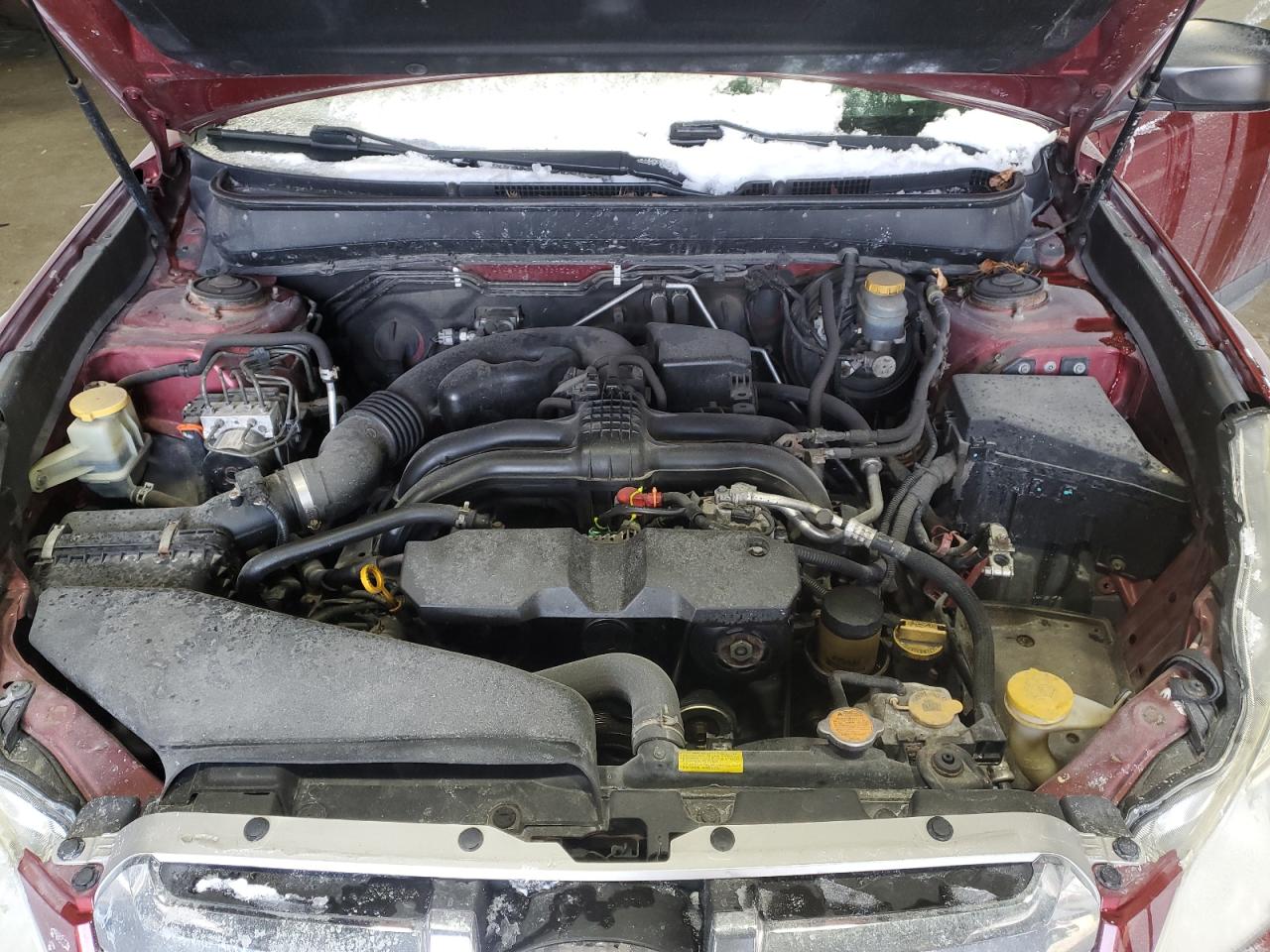 2014 Subaru Outback VIN 4S4BRBAC1E3292326 Copart auction photo, burn damage thumbnail 11