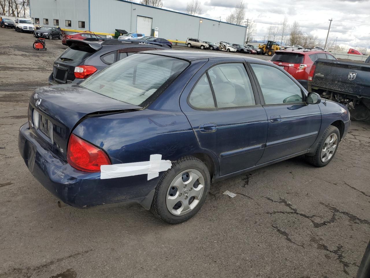 2006 Nissan Sentra VIN 3N1CB51D66L559007 Copart auction photo, rear end damage thumbnail 3