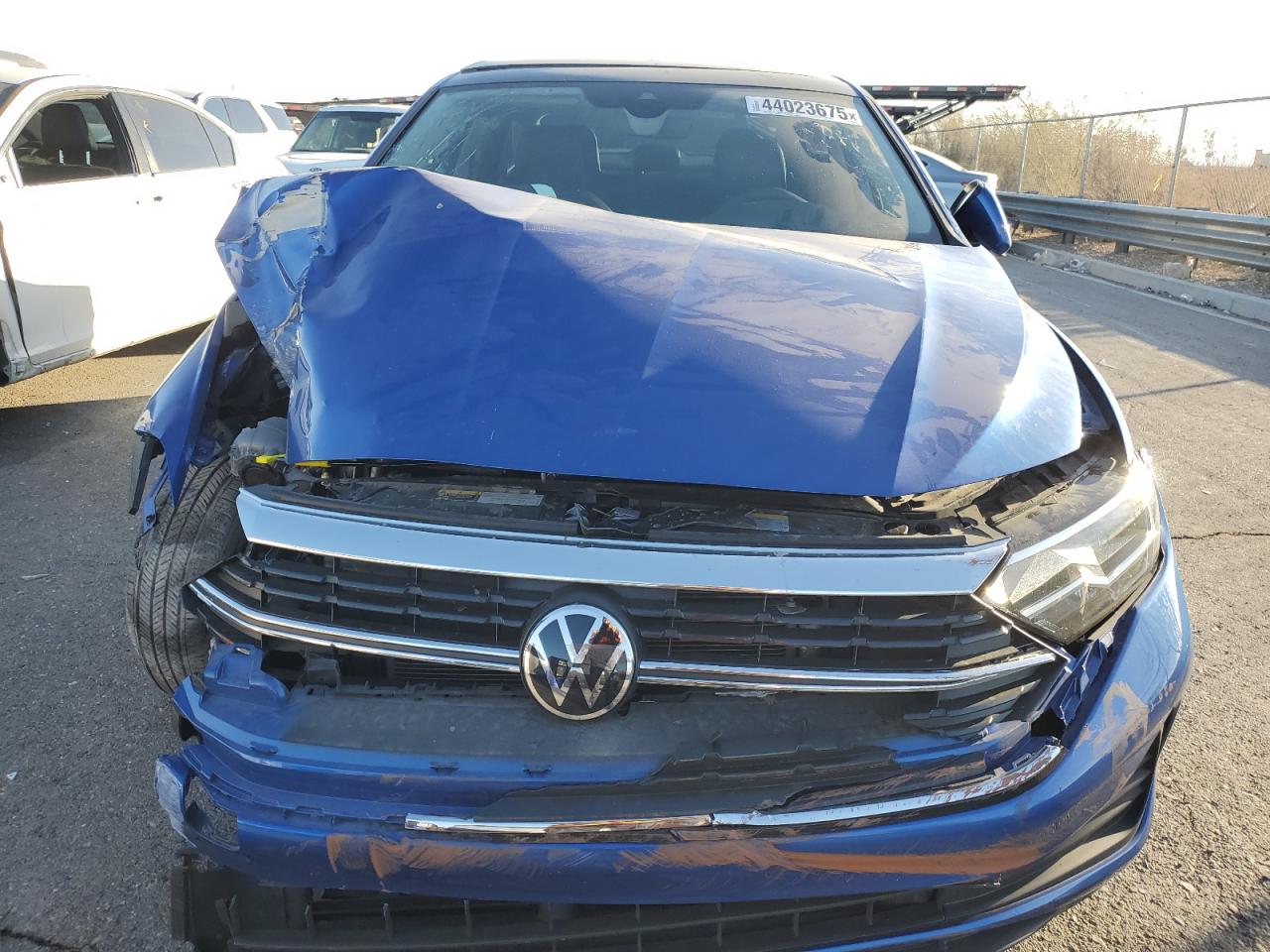 2024 Volkswagen Jetta VIN 3VW7M7BU9RM022842 Copart auction photo, front end / rear end damage thumbnail 5