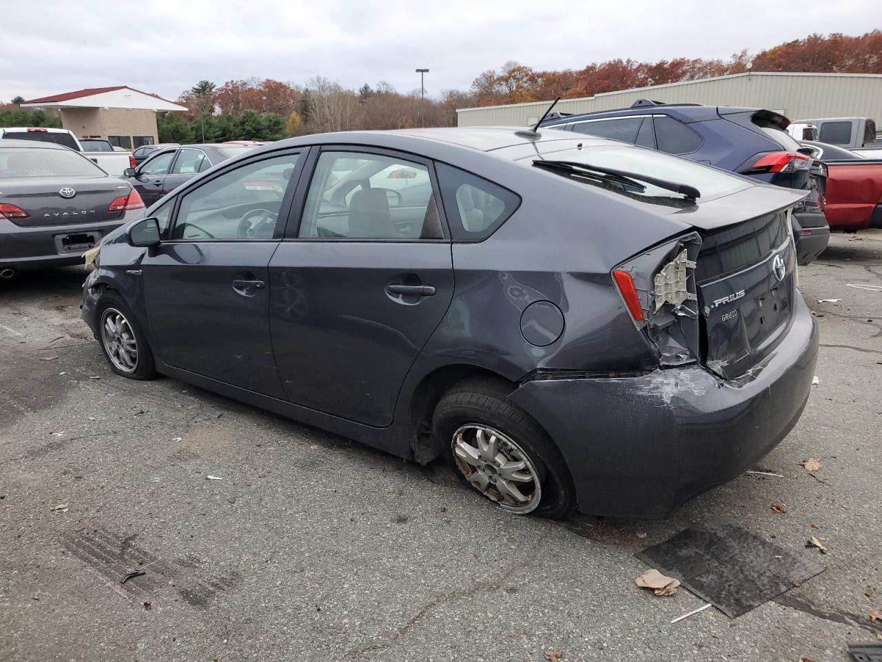 2010 Toyota Prius VIN JTDKN3DU0A5216055 Copart auction photo, front end / rear end damage thumbnail 2