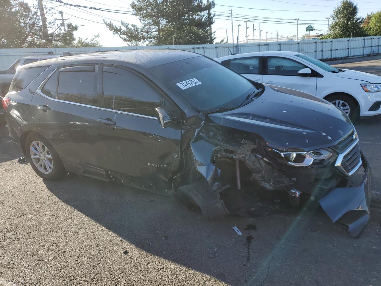 2019 Chevrolet Equinox VIN 2GNAXKEV6K6125800 Copart auction photo, undercarriage / front end damage thumbnail 4