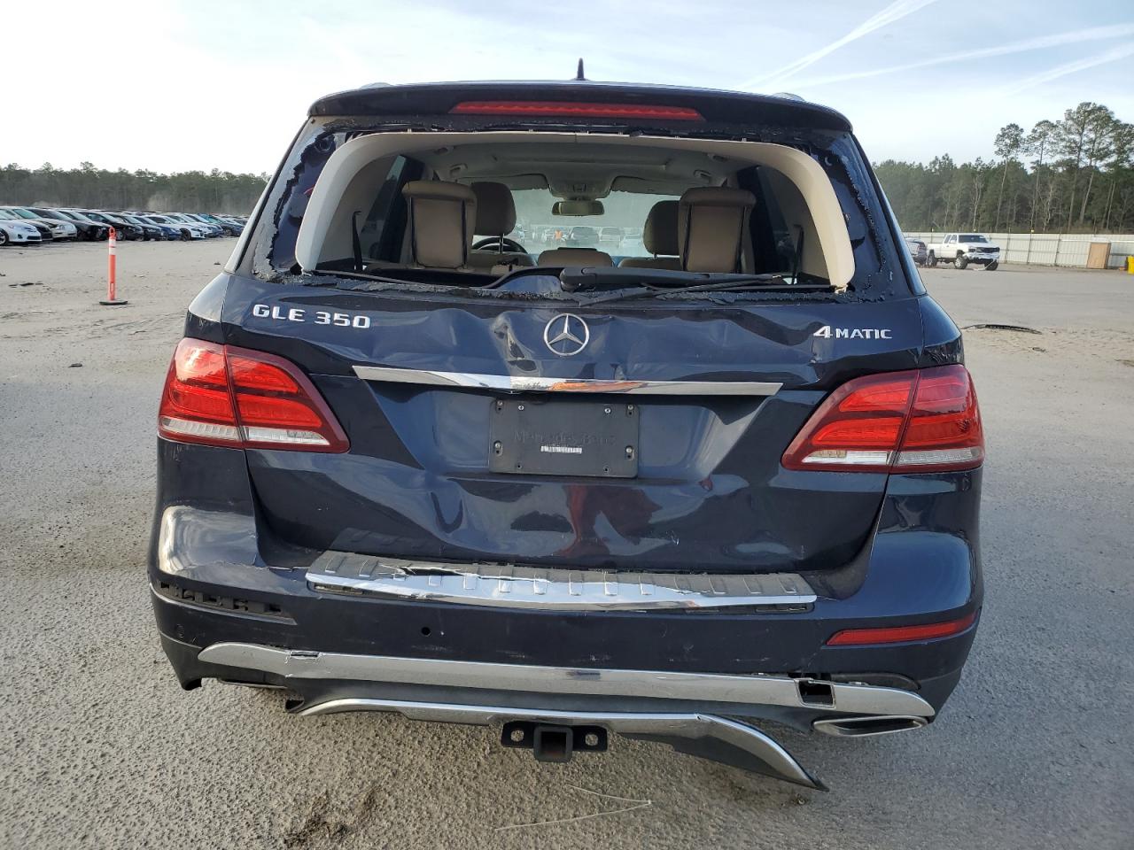 2016 Mercedes-Benz GLE VIN 4JGDA5HB8GA802331 Copart auction photo, rear end damage thumbnail 6