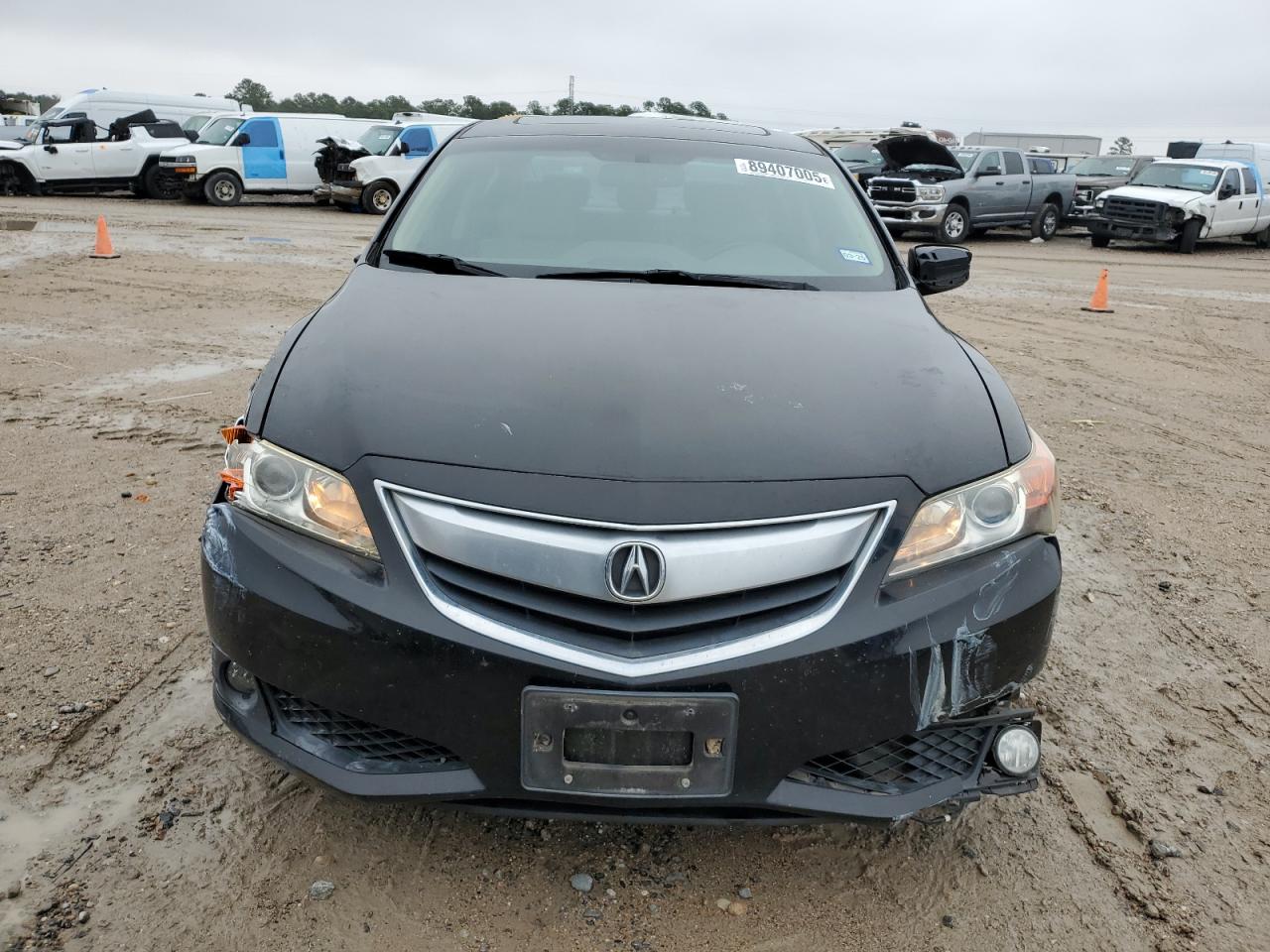 2013 Acura ILX VIN 19VDE1F72DE011262 Copart auction photo, front end / rear end damage thumbnail 5