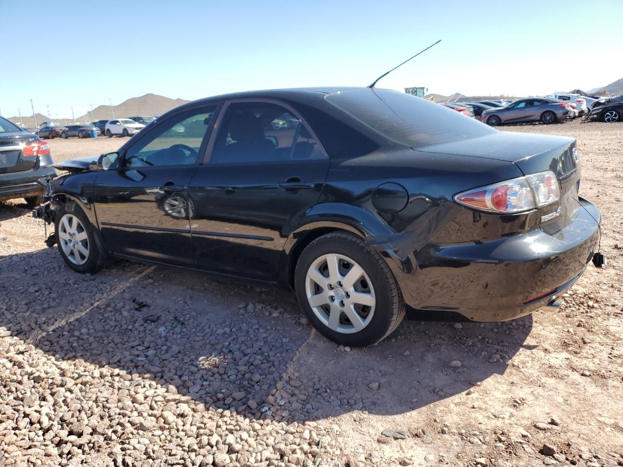 2007 Mazda 6 VIN 1YVHP80C375M19300 Copart auction photo, front end / rear end damage thumbnail 2